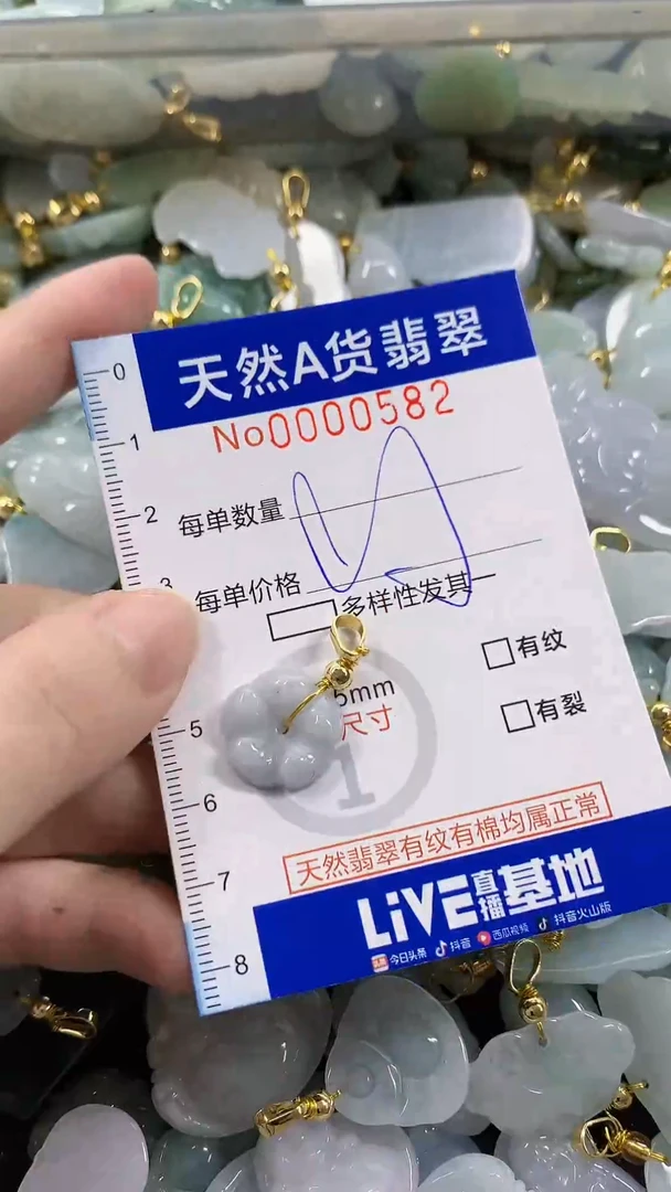 颈饰未镶嵌翡翠天然A货翡翠