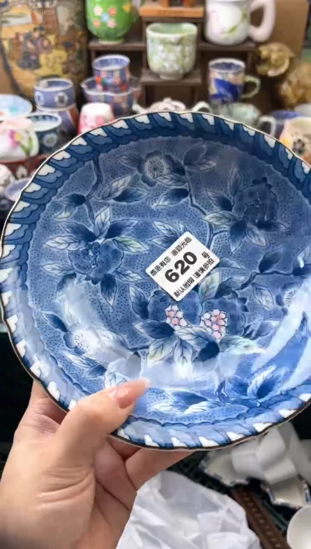 瓷片红**️620号六六工艺品瓷器