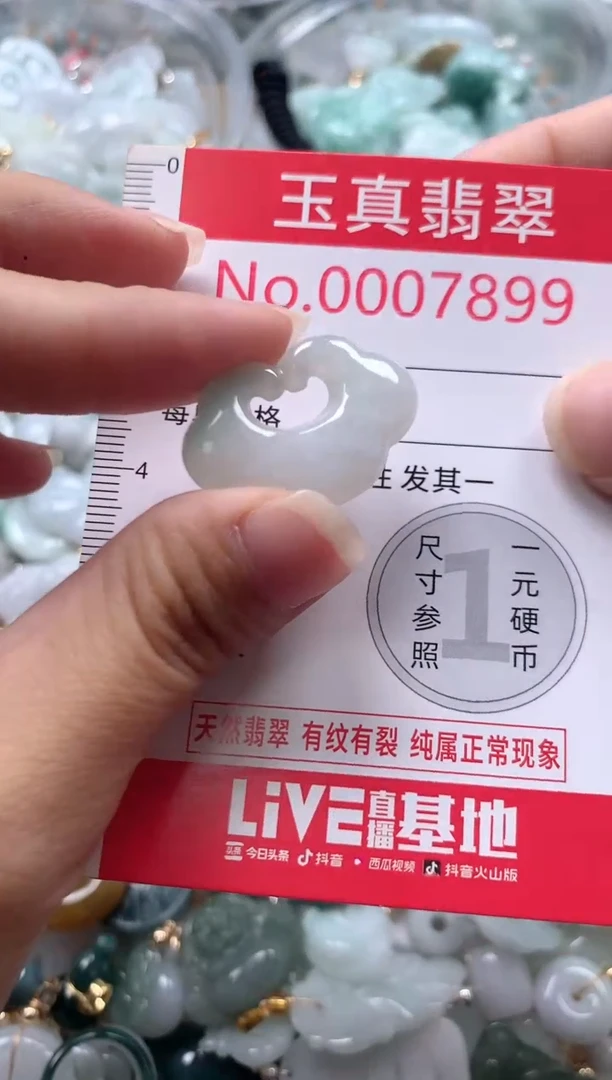 吊坠(不含链)未镶嵌翡翠7899