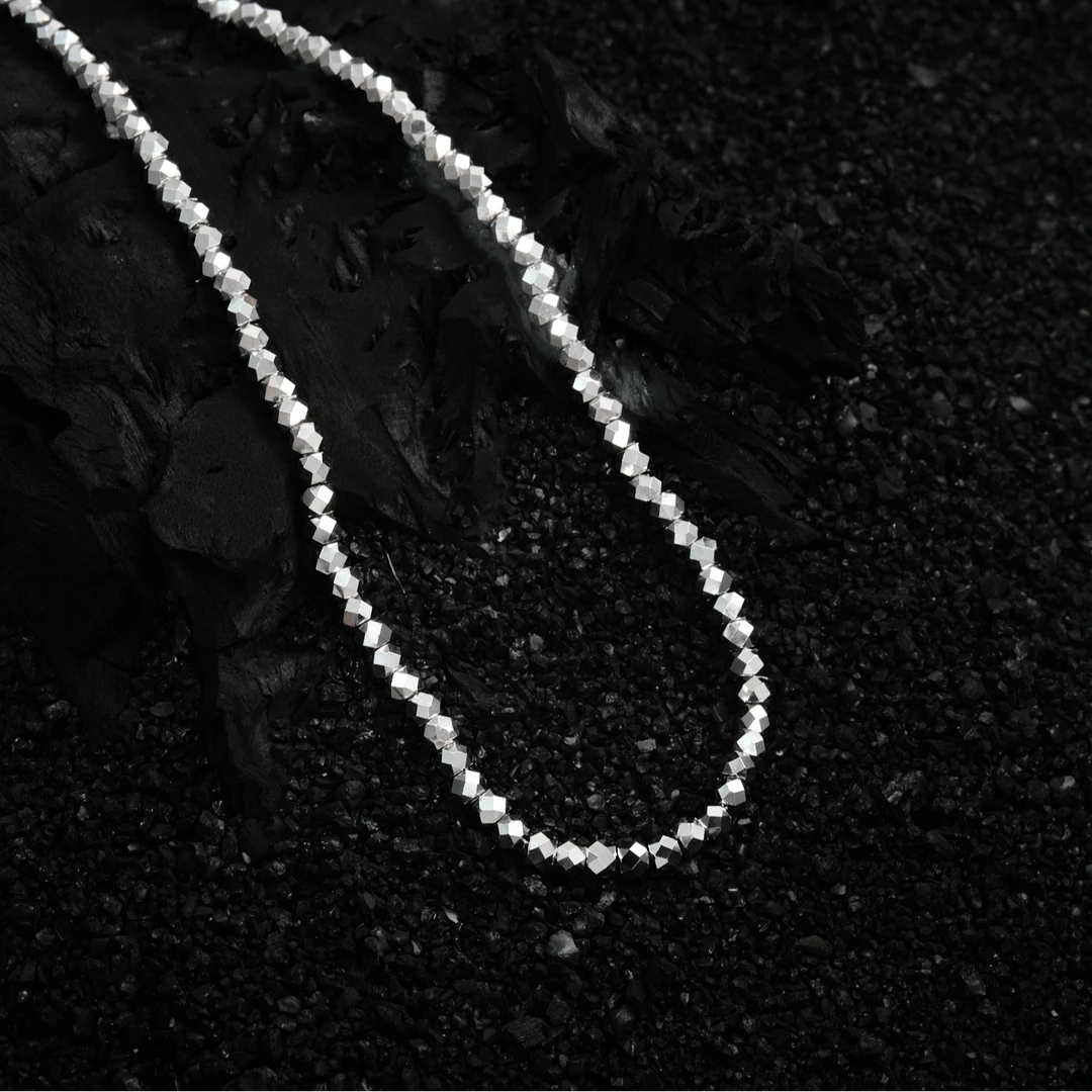 吊坠足银 足银990星河项链 时尚百搭 链长可调 （XL9746）