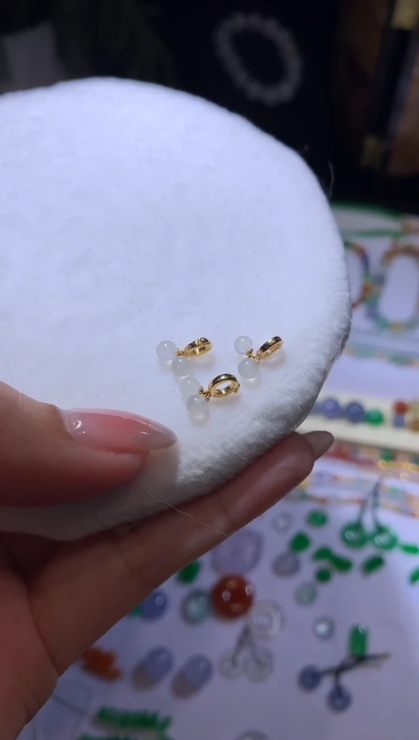 【闪购商品】定制翡翠18K金镶嵌提溜（多样性发货一件发货）680+68
