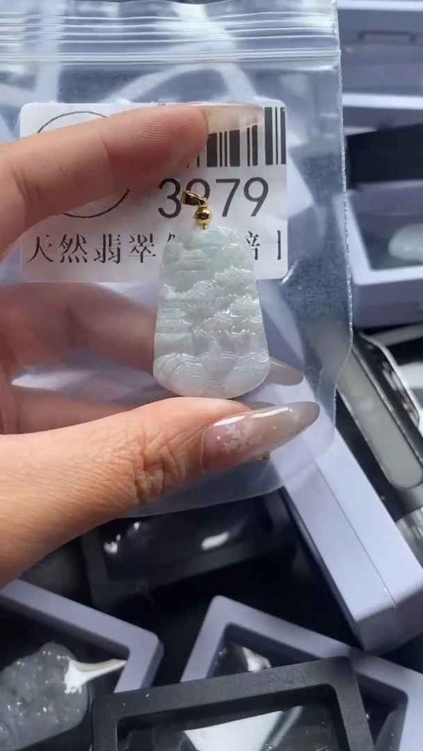 颈饰未镶嵌翡翠3979
