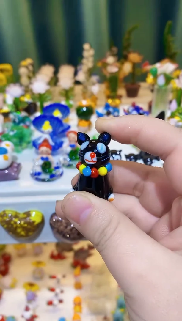 【闪购商品】琉璃手工艺品小猫