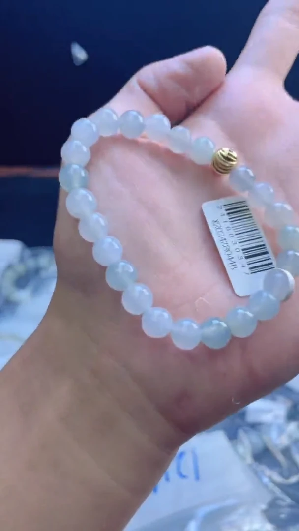 未镶嵌定制翡翠珠串卡8