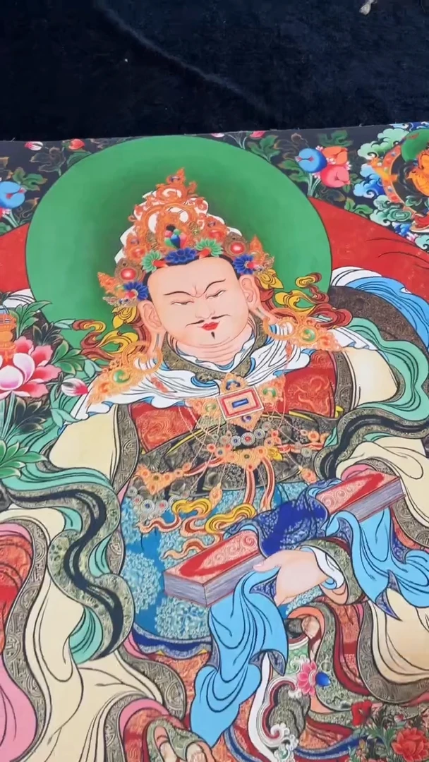 装裱画手绘唐卡藏艺阁 TK16024