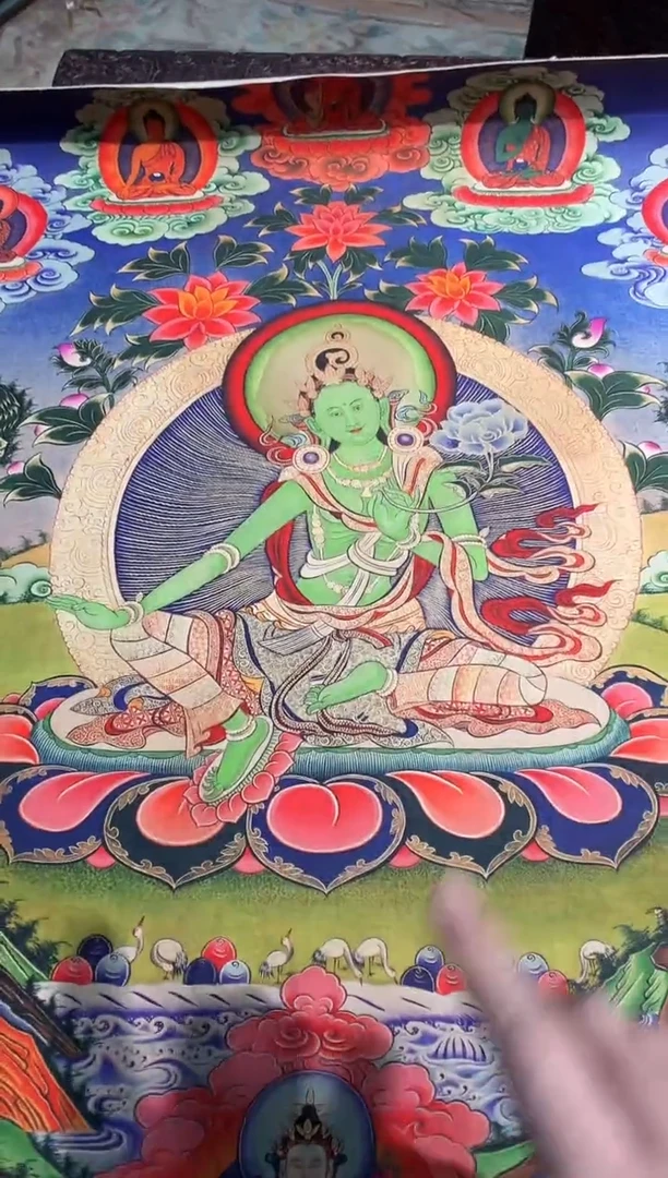 卷轴画天天的唐卡tk160