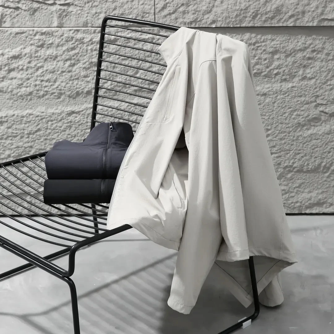 春夏男女款小立领夹克外套 户外运动休闲防风防泼水高弹快干长袖