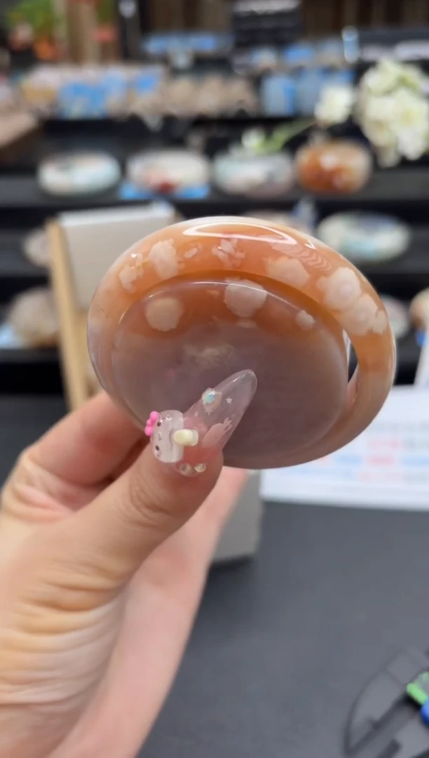 未镶嵌手镯石英质玉230(54圈赠送镯心)