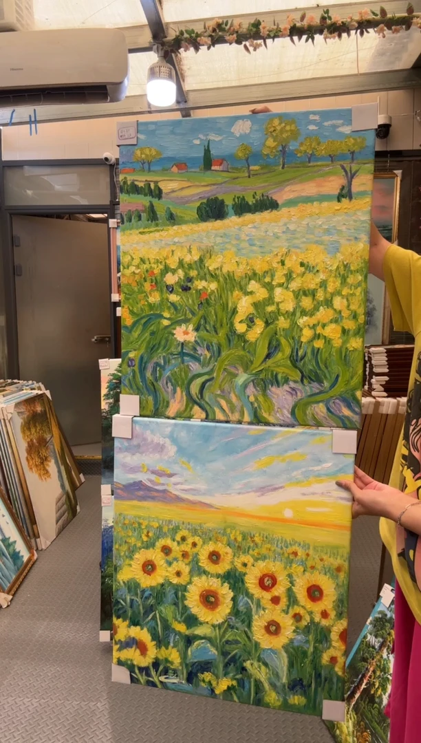 油画闪购纯手绘油画厚油风景50*60*2