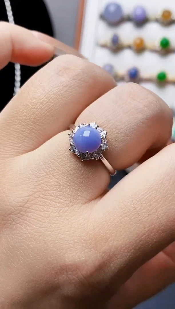 银S925镶嵌戒指翡翠2137