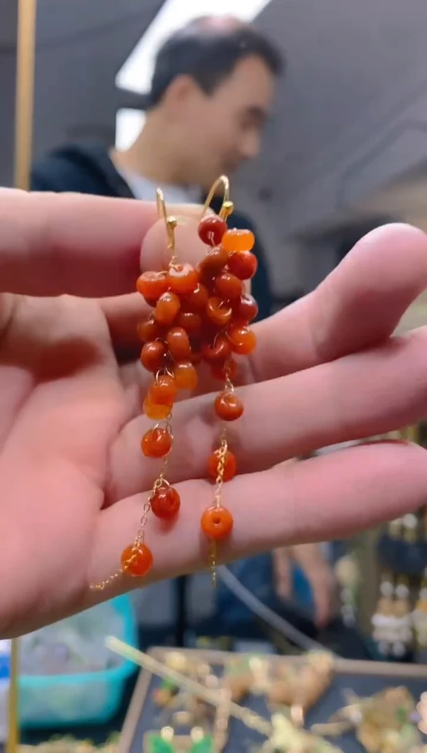 【闪购商品】翡翠耳饰合金309翡翠耳钩