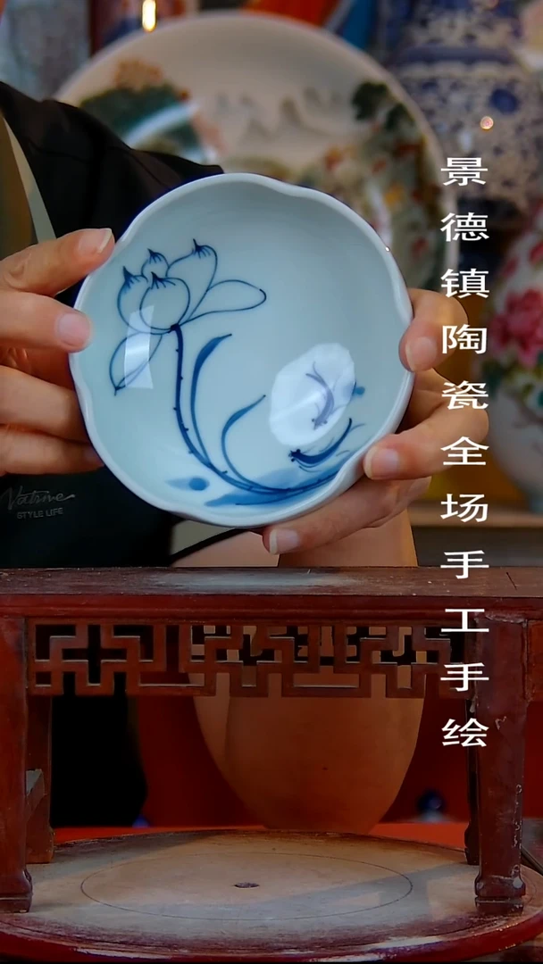 摆件景德镇陶瓷 全场手工手绘