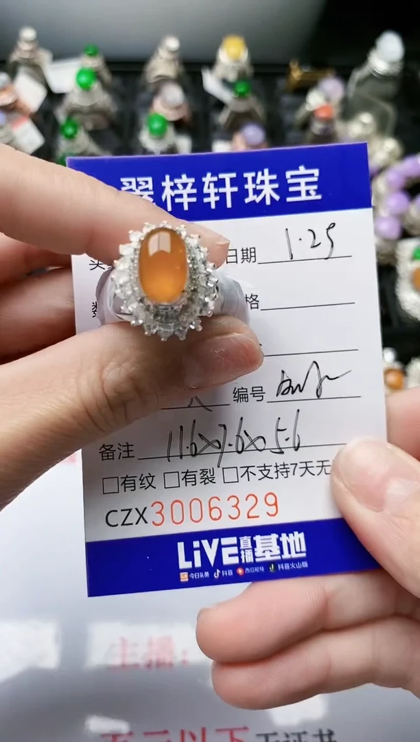 【闪购商品】翡翠戒指未镶嵌未镶嵌/6329