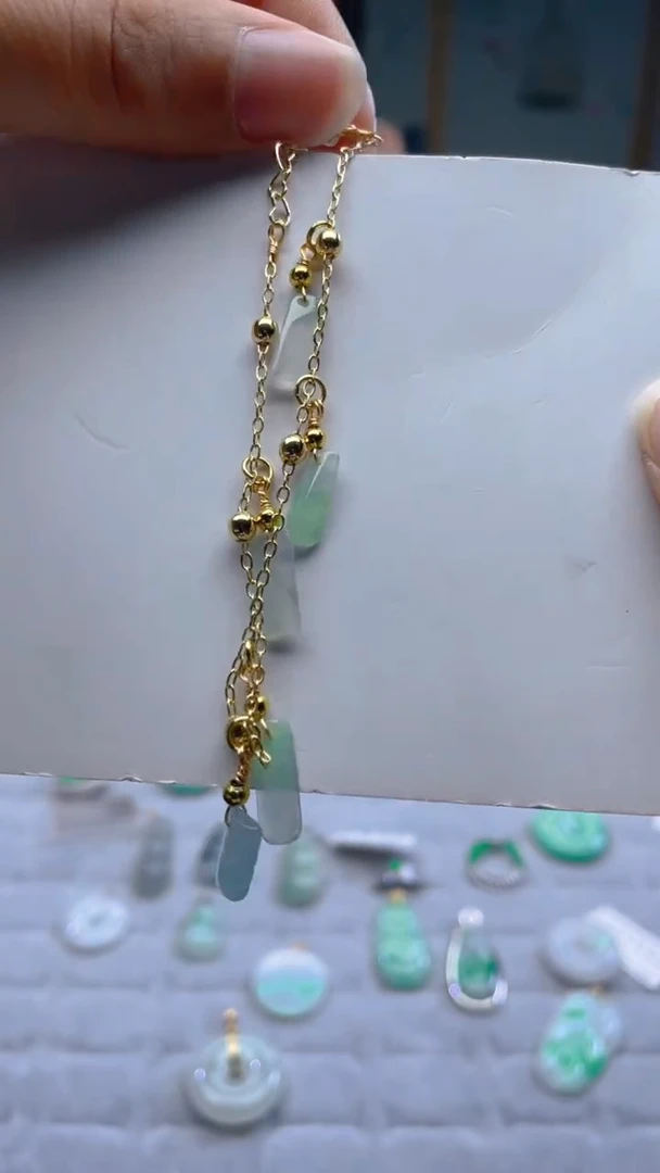 【闪购商品】翡翠项链未镶嵌天然A货翡翠