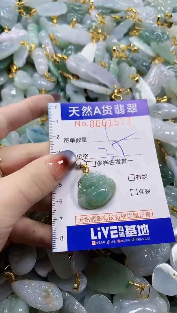 颈饰未镶嵌翡翠天然A货翡翠