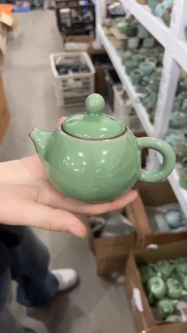 龙泉云间青瓷小米茶器