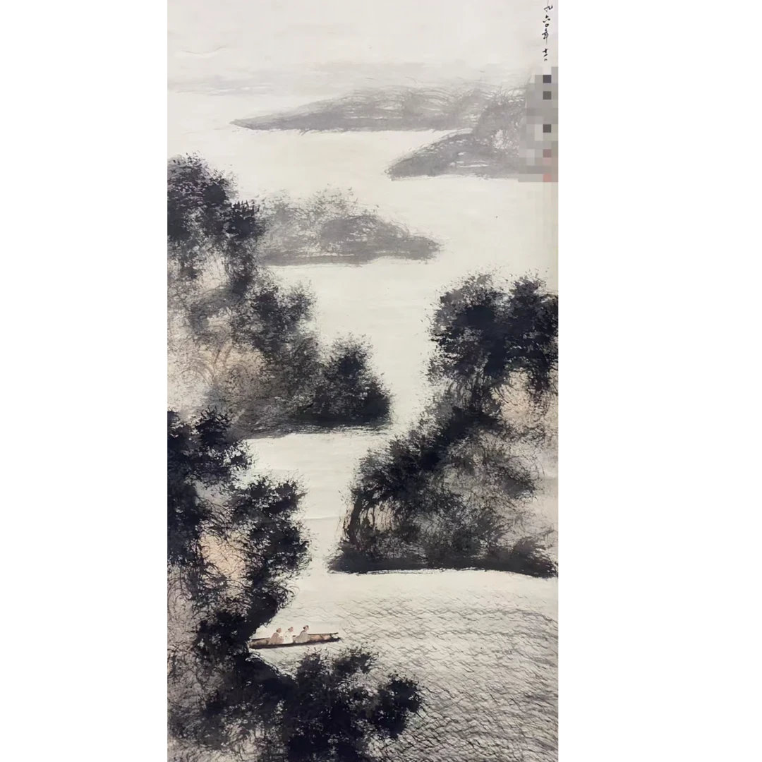 傅L款山水立轴135   65  7.9平尺