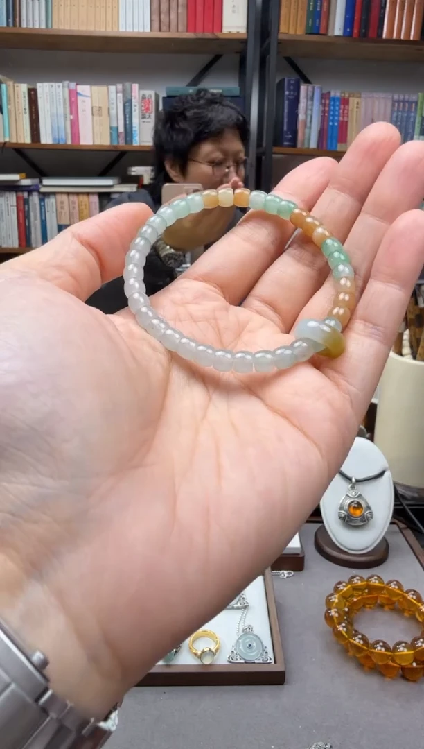 颈饰未镶嵌翡翠翡翠手串