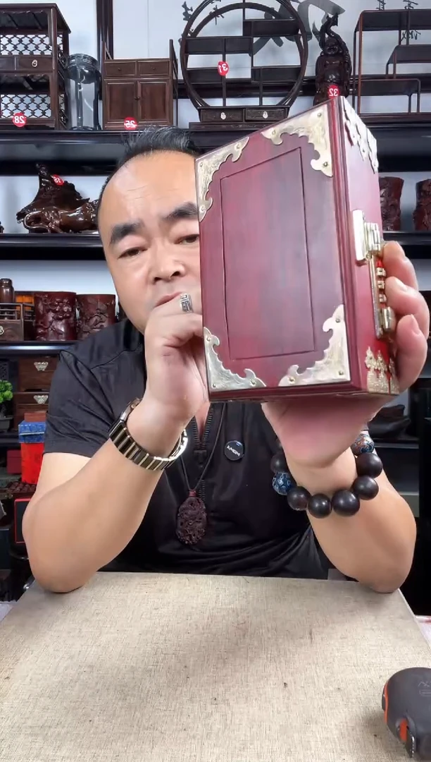 木长方盒老李红木工艺品