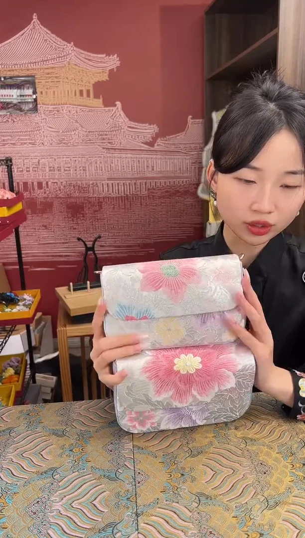 【闪购商品】刺绣非遗  手工西阵织包包