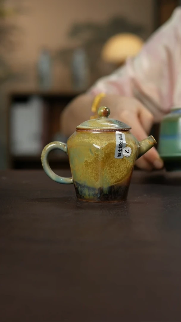 杯景德柴烧手作多人瑕疵