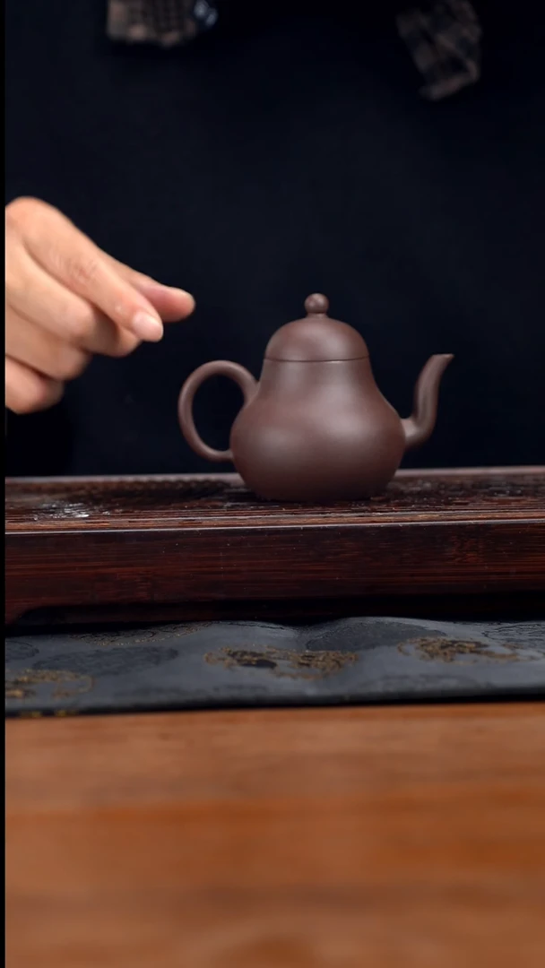 【闪购商品】紫砂茶壶160cc黄龙山原矿紫泥思婷8