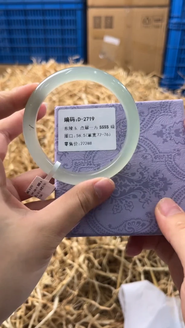 未镶嵌手镯石英质玉D-2719
