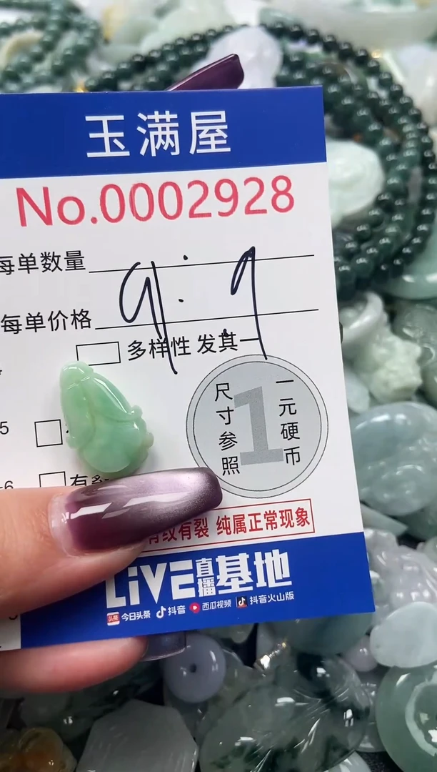 颈饰未镶嵌翡翠2928