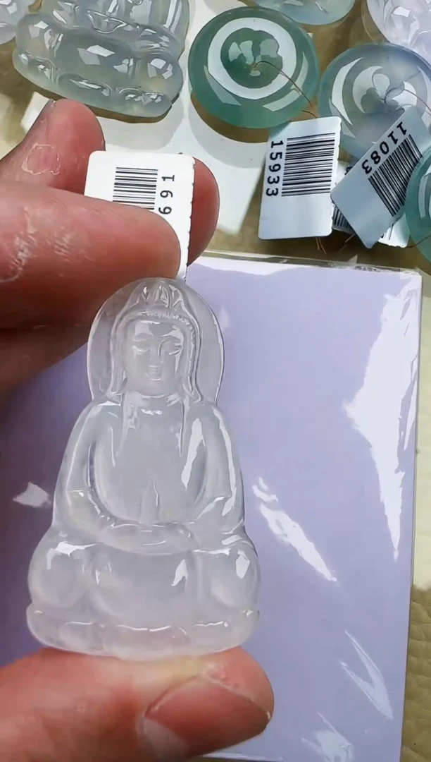 颈饰未镶嵌翡翠缅甸翡翠a货