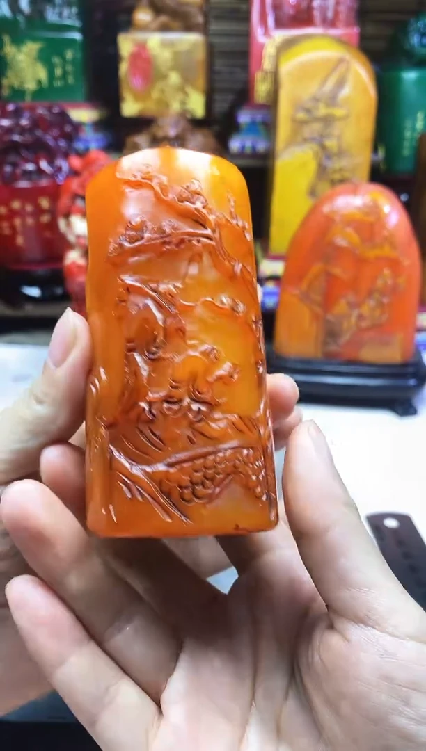 寿山石印石纯天然篆刻石料