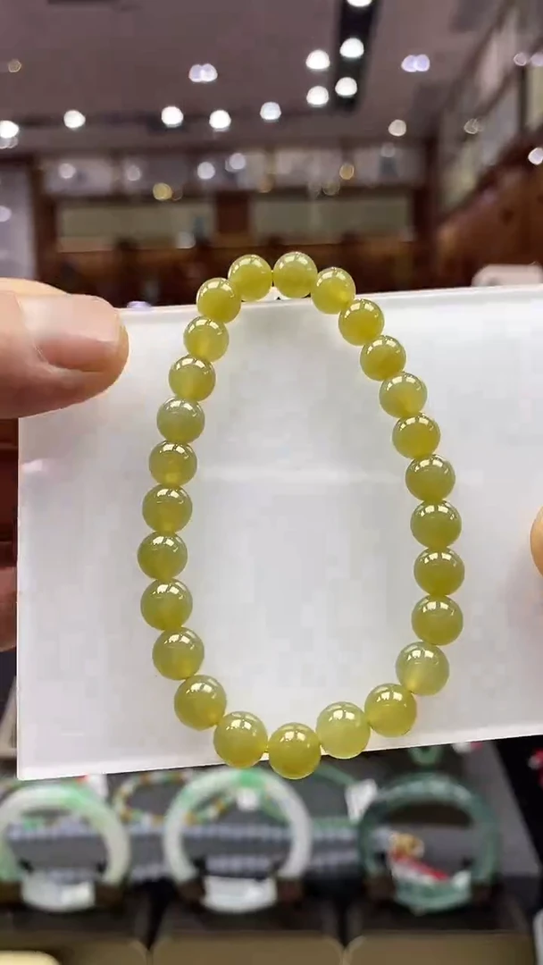 未镶嵌手串翡翠手串