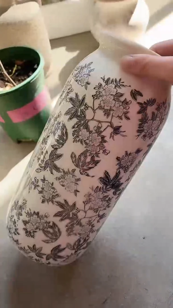 【闪购商品】陶瓷花盆高31.5cm内口9.5cm