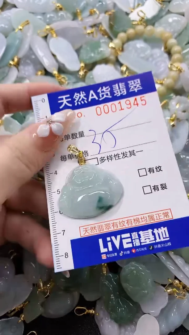 颈饰未镶嵌翡翠天然A货翡翠