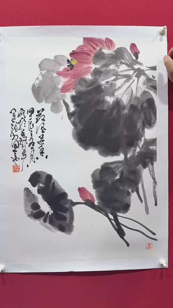 国画刘运龙46*68.......