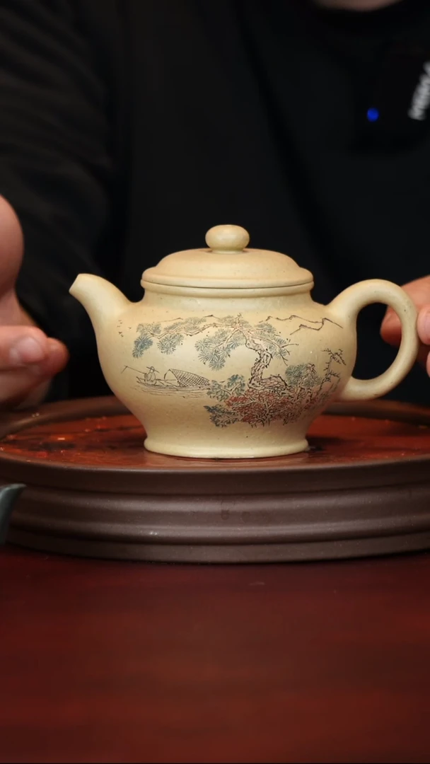 茶壶紫砂卢云霞--手工--掇只