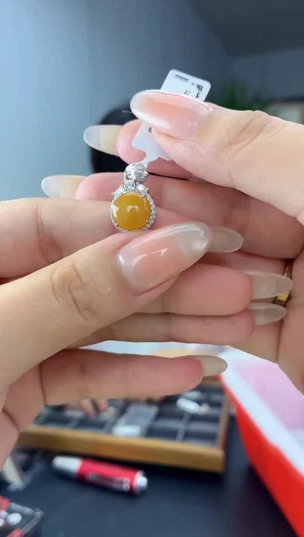 吊坠(不含链)银S925镶嵌翡翠1111111111
