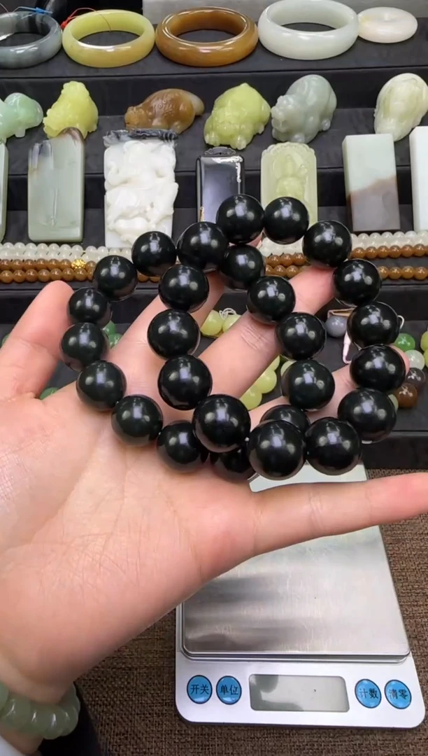 未镶嵌手串和田玉自****年手串/两条