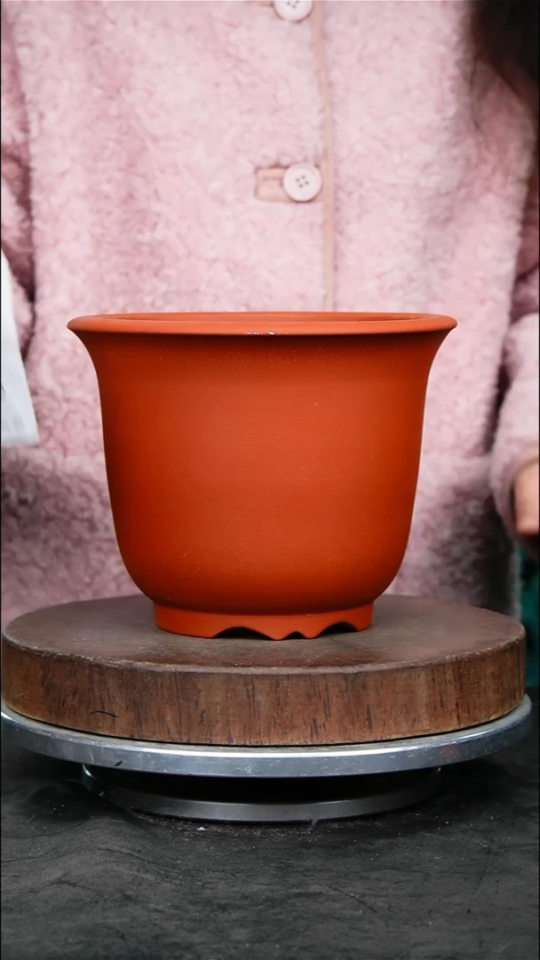 紫砂花盆3371瑕疵紫砂花盆