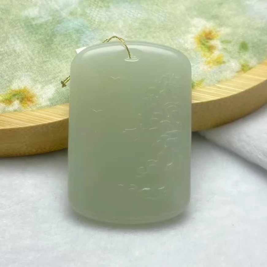 和田玉山水牌S025