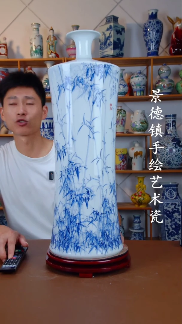 摆件景德镇手工手绘陶瓷摆件42