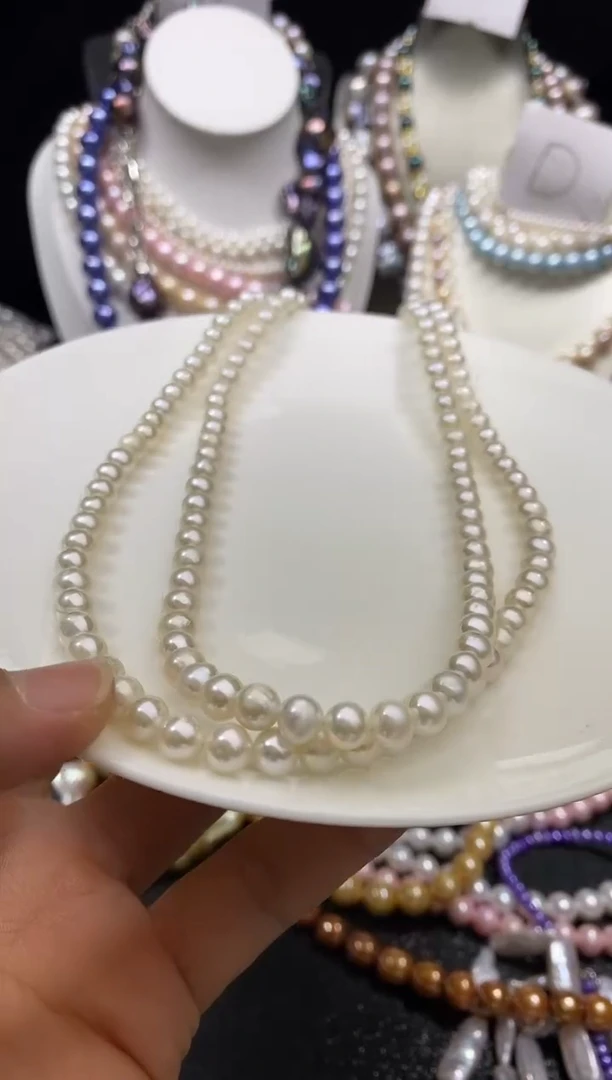 淡水珍珠未镶嵌颈饰多人