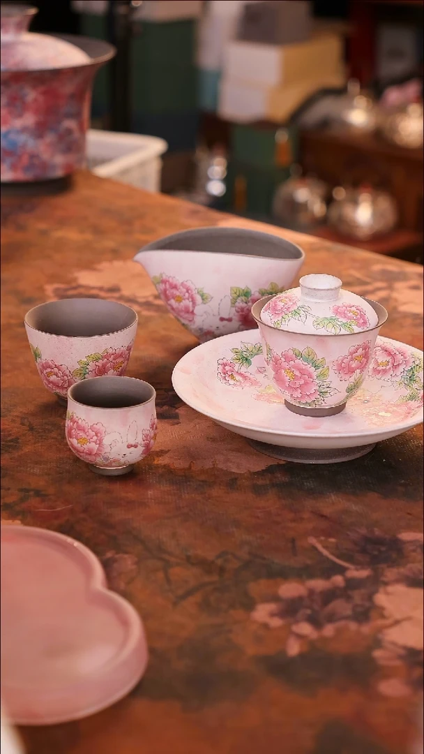 【闪购商品】陶瓷茶具（无礼盒无茶盘）@@A11346