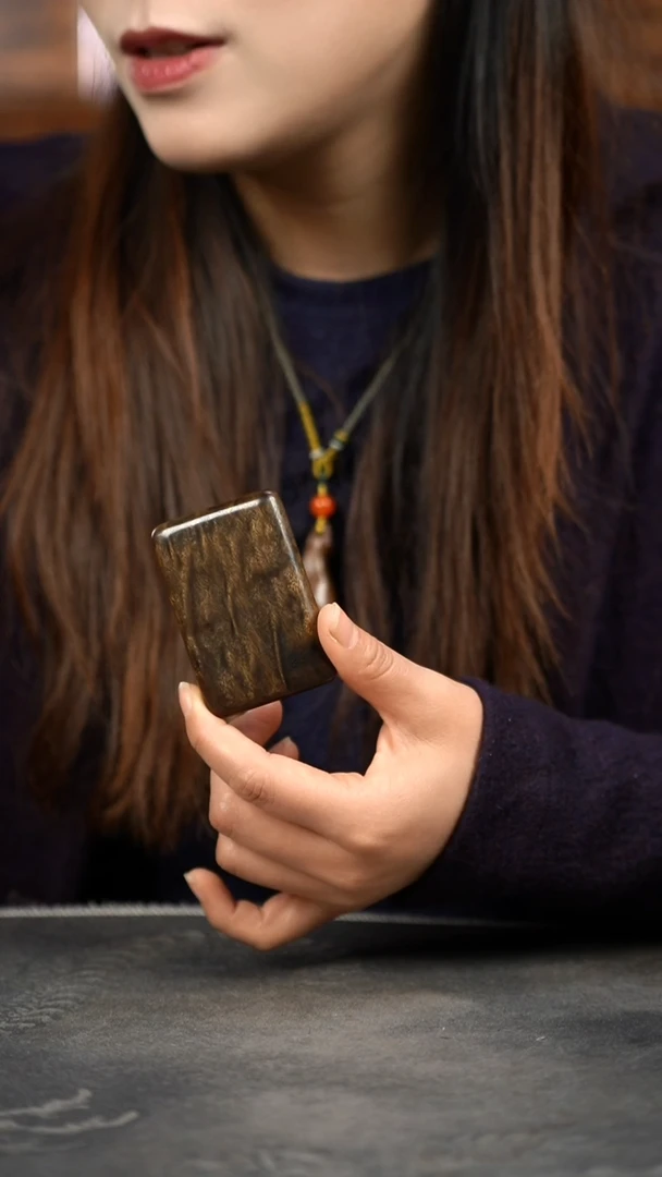 【闪购商品】金丝楠木艺龙胆纹无事牌药香358