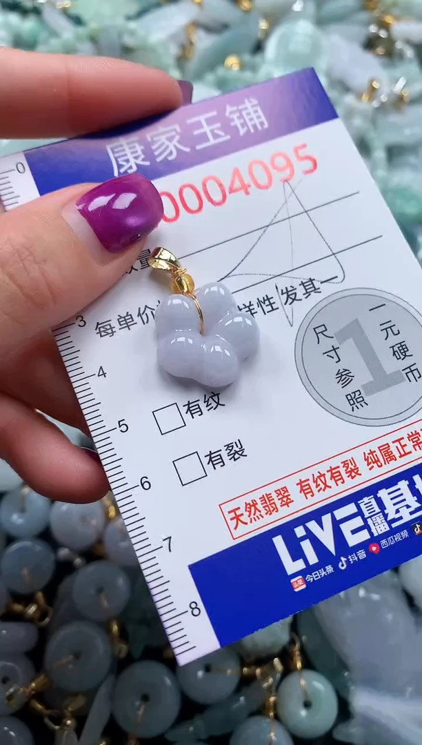 颈饰未镶嵌翡翠4095