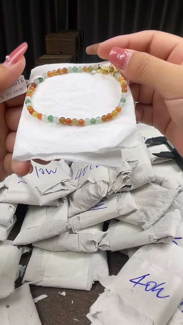 未镶嵌手链翡翠手串