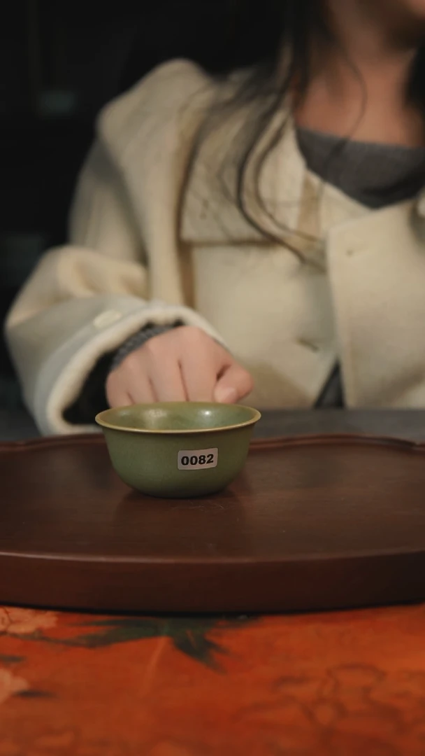 杯子瓷勤**富082 柴烧 汝州原产地原矿仿古老釉