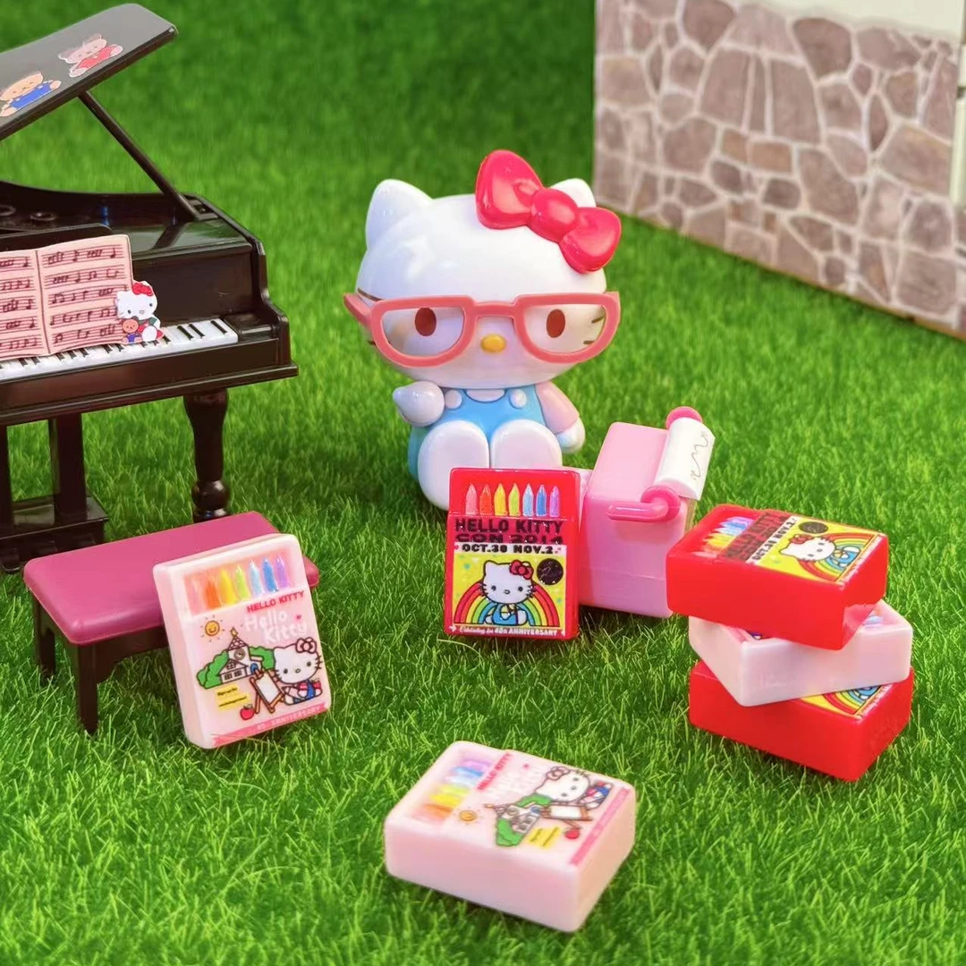 【开芯定制】kt蜡笔 高品树脂仿真摆件 树脂DIY配件挂件