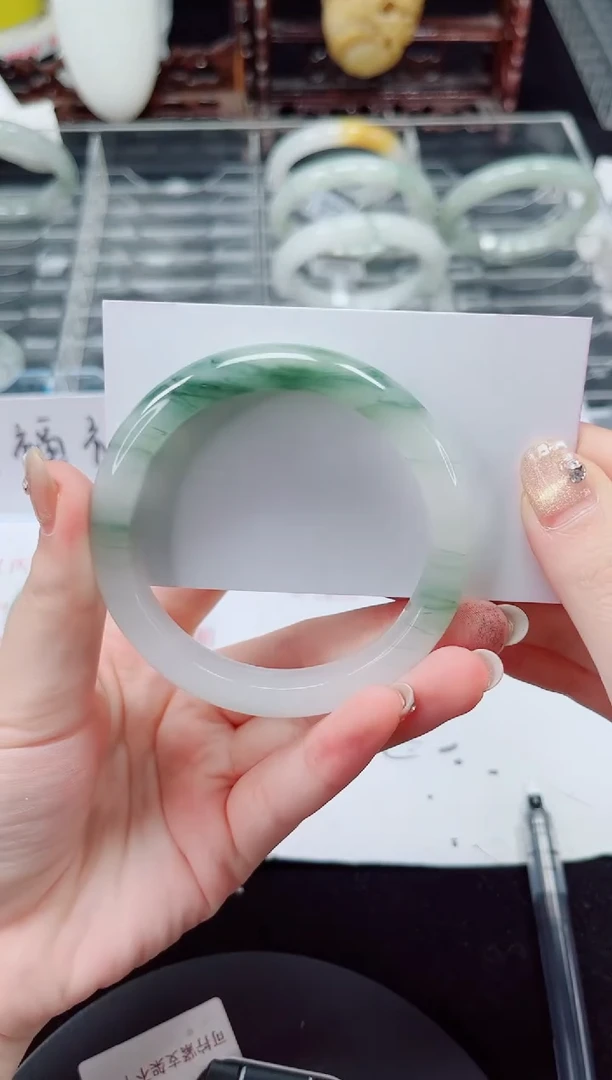 未镶嵌手镯石英质玉127-55/56