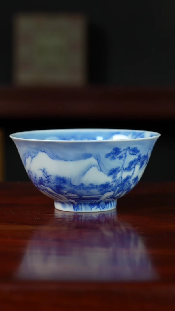 祖传窑真柴窑传承400年雪景主人杯