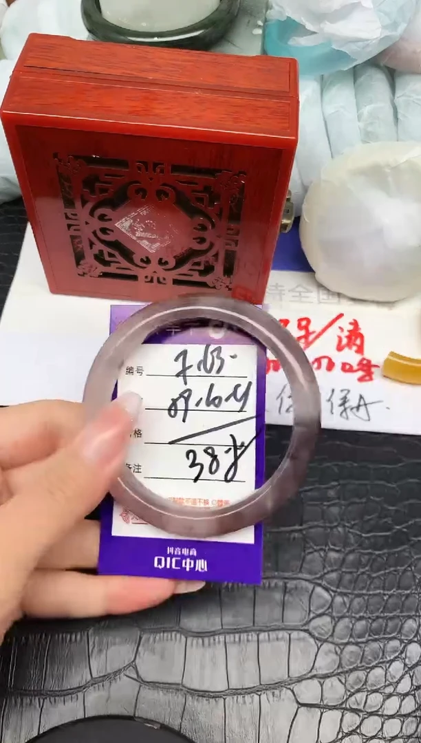 未镶嵌手镯石英质玉F163-59-61